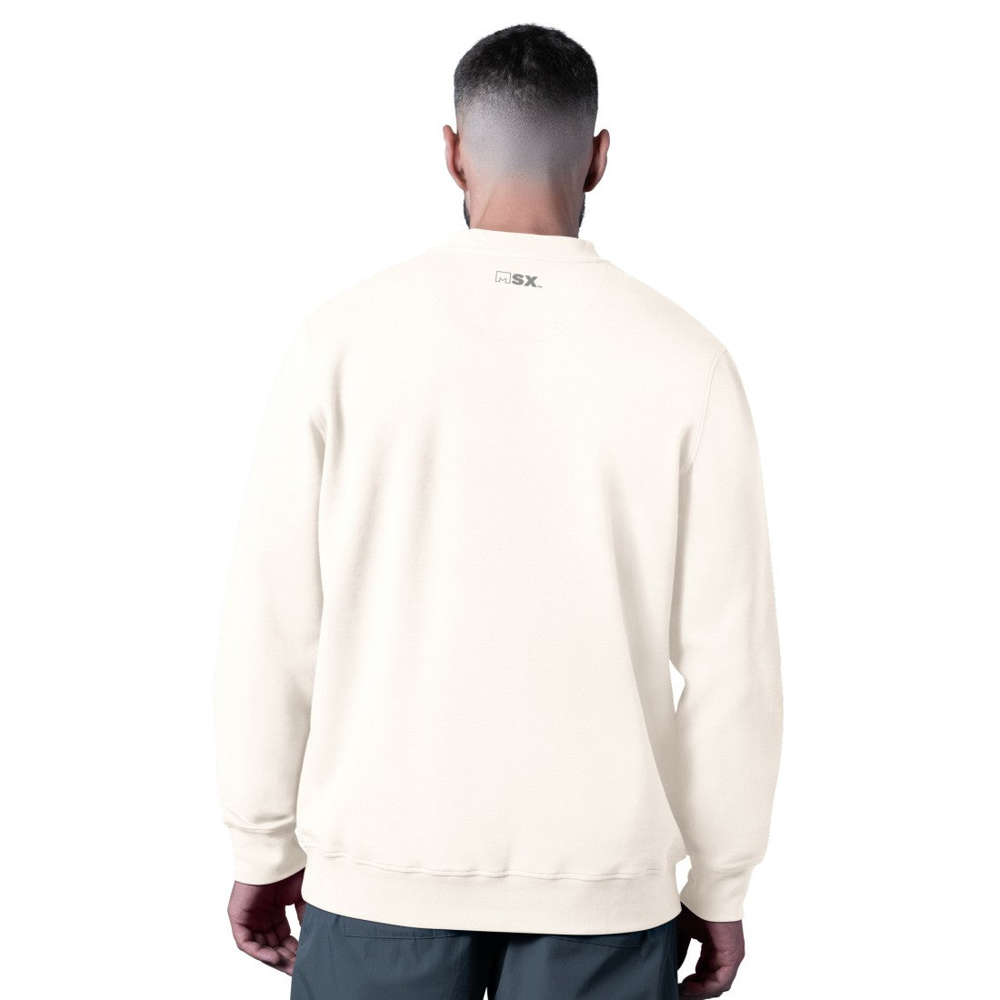 Houston Texans MSX by Michael Strahan Whiteout Tri-Blend Sweatshirt White
