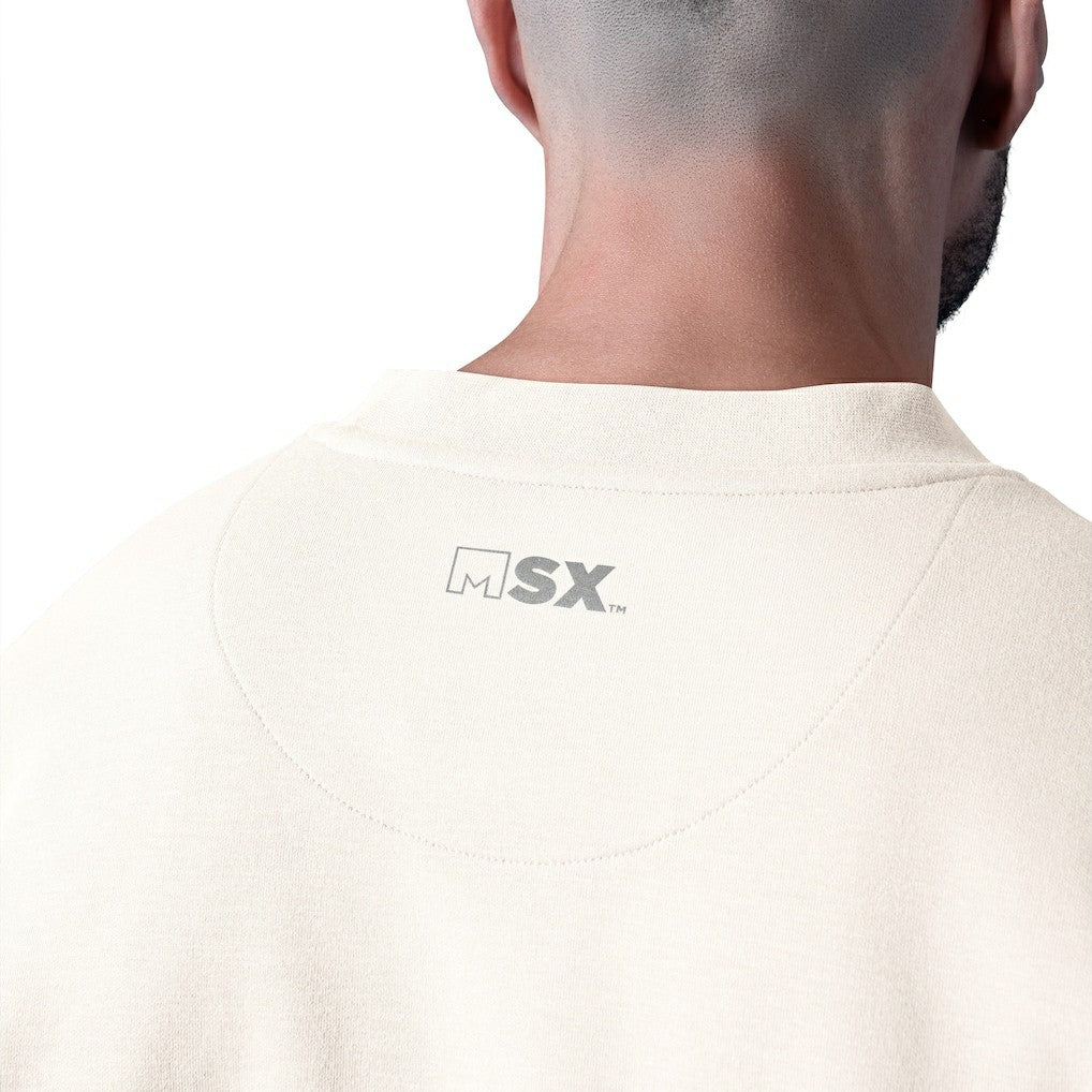 Kansas City Chiefs MSX by Michael Strahan Whiteout Tri-Blend Sweatshirt White