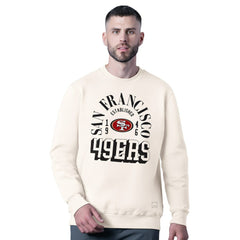 San Francisco 49ers MSX by Michael Strahan Whiteout Tri-Blend Sweatshirt White