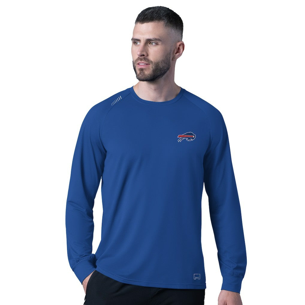 Buffalo Bills MSX by Michael Strahan Forward Long-Sleeve T-Shirt Royal