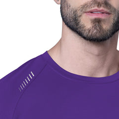 Minnesota Vikings MSX by Michael Strahan Forward Long-Sleeve T-Shirt Purple