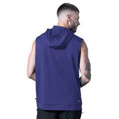 Baltimore Ravens MSX by Michael Strahan Tri-Blend Rebound Sleeveless Hoodie Purple