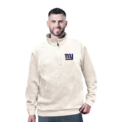 New York Giants MSX by Michael Strahan Cross Training Half-Zip Pullover White