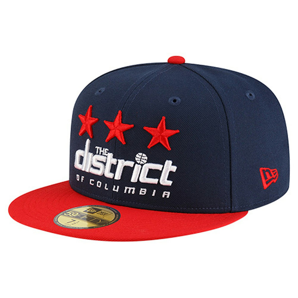 Washington Wizards Statement Edition Jersey Hook 59Fifty Fitted Hat Navy