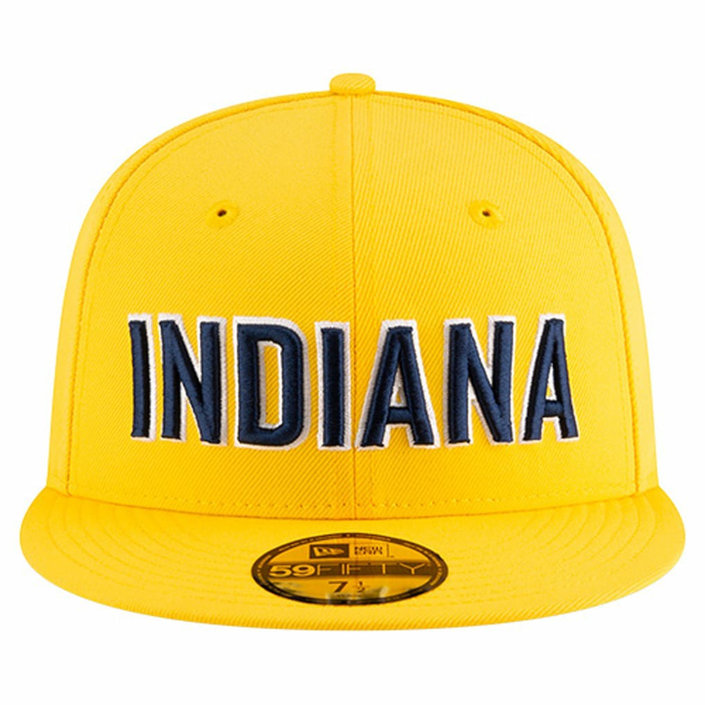Indiana Pacers Statement Edition Jersey Hook 59Fifty Fitted Hat Gold