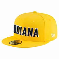 Indiana Pacers Statement Edition Jersey Hook 59Fifty Fitted Hat Gold