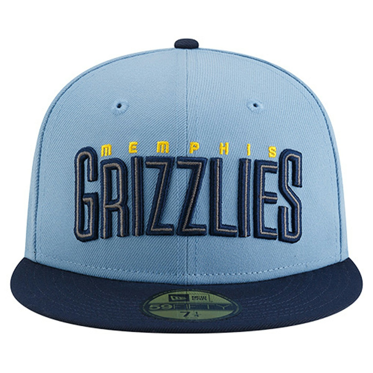 Memphis Grizzlies Statement Edition Jersey Hook 59Fifty Fitted Hat Light Blue