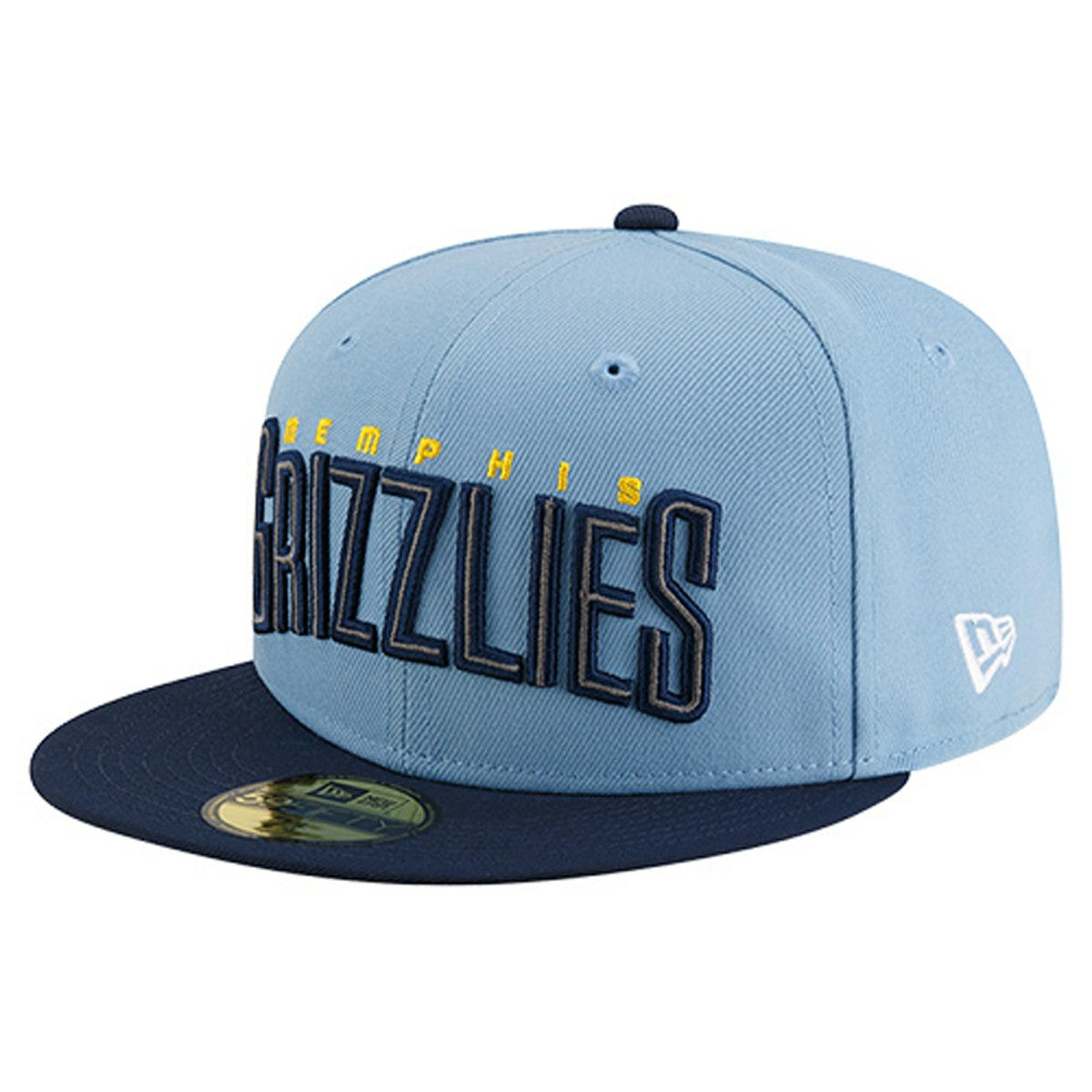 Memphis Grizzlies Statement Edition Jersey Hook 59Fifty Fitted Hat Light Blue