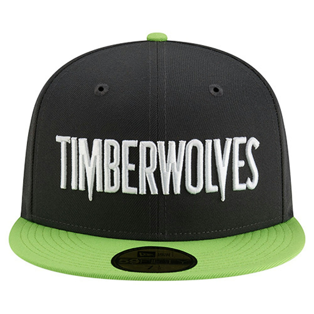 Minnesota Timberwolves Statement Edition Jersey Hook 59Fifty Fitted Hat Charcoal