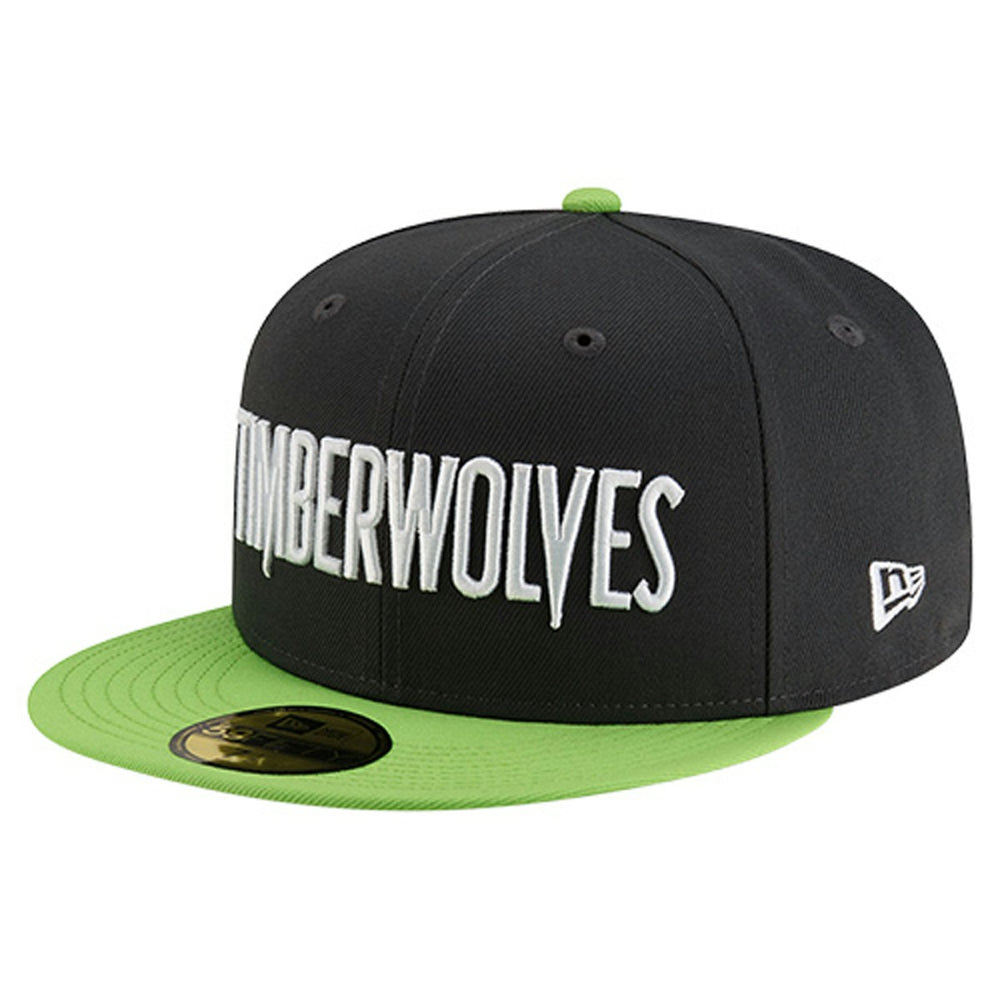Minnesota Timberwolves Statement Edition Jersey Hook 59Fifty Fitted Hat Charcoal