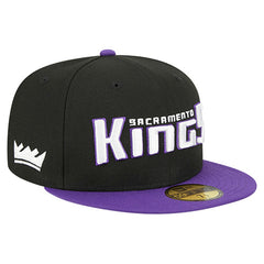 Sacramento Kings Statement Edition Jersey Hook 59Fifty Fitted Hat Black