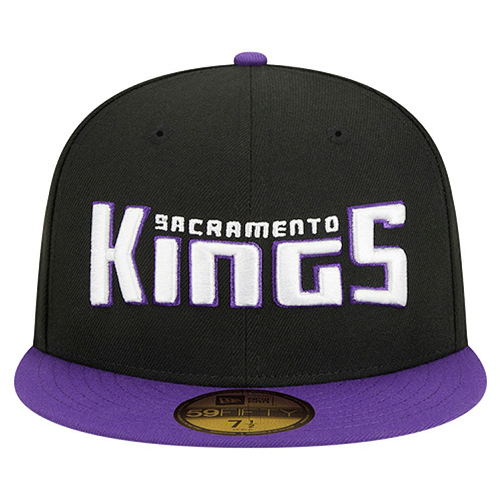 Sacramento Kings Statement Edition Jersey Hook 59Fifty Fitted Hat Black