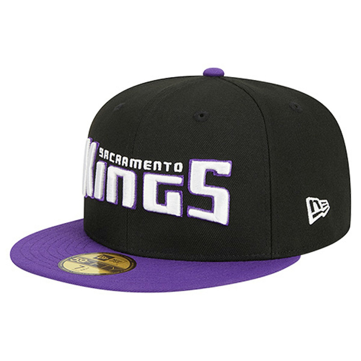 Sacramento Kings Statement Edition Jersey Hook 59Fifty Fitted Hat Black