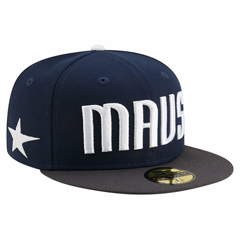 Dallas Mavericks Statement Edition Jersey Hook 59Fifty Fitted Hat Navy