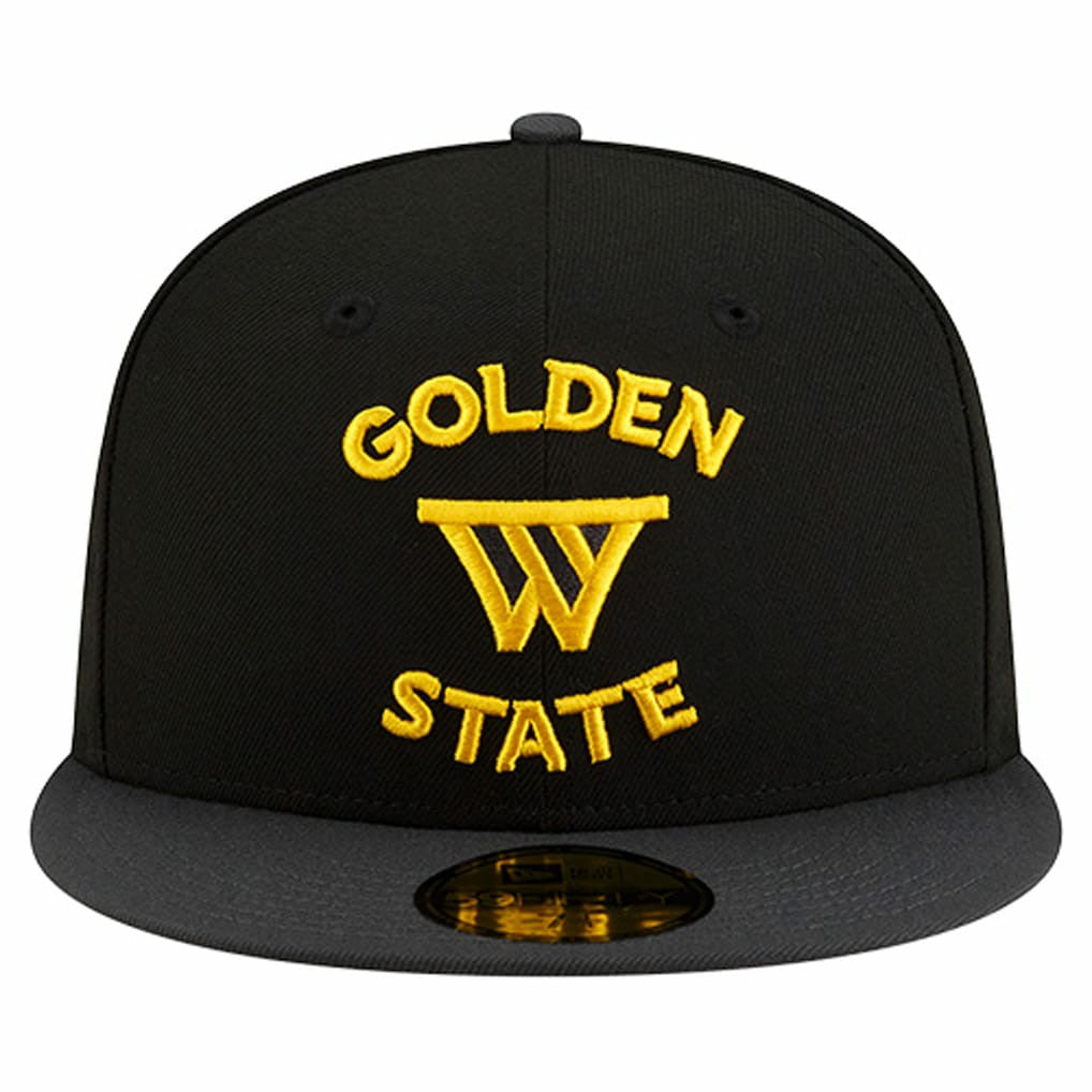 Golden State Warriors Statement Edition Jersey Hook 59Fifty Fitted Hat Black