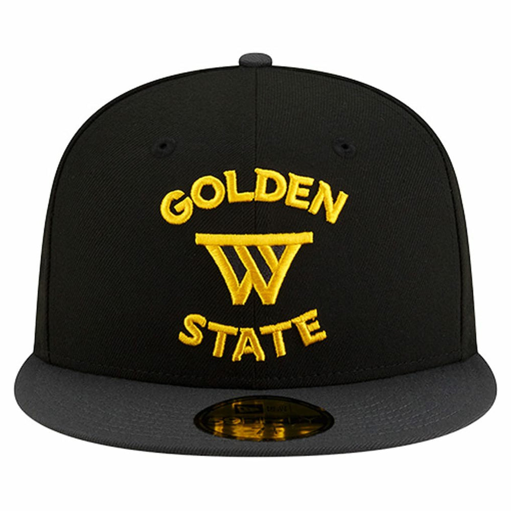 Golden State Warriors Statement Edition Jersey Hook 59Fifty Fitted Hat Black