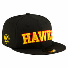 Atlanta Hawks Statement Edition Jersey Hook 59Fifty Fitted Hat Black