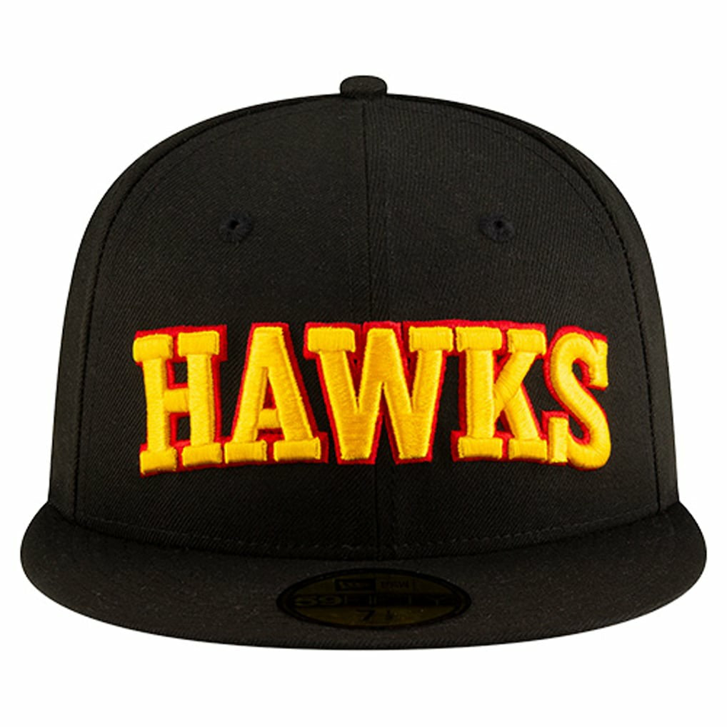 Atlanta Hawks Statement Edition Jersey Hook 59Fifty Fitted Hat Black