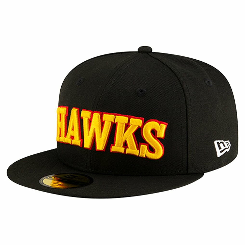 Atlanta Hawks Statement Edition Jersey Hook 59Fifty Fitted Hat Black