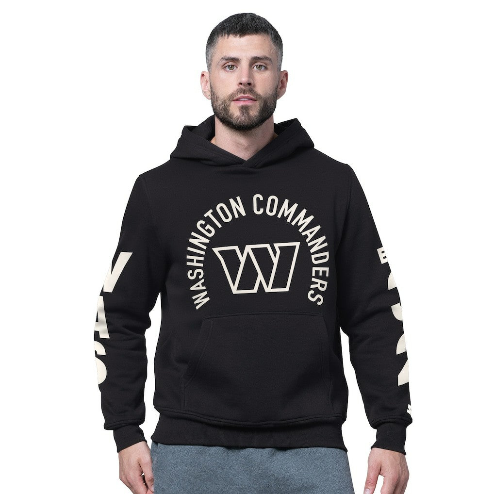 Washington Commanders Starter Handoff Fleece Hoodie Sweatshirt Black