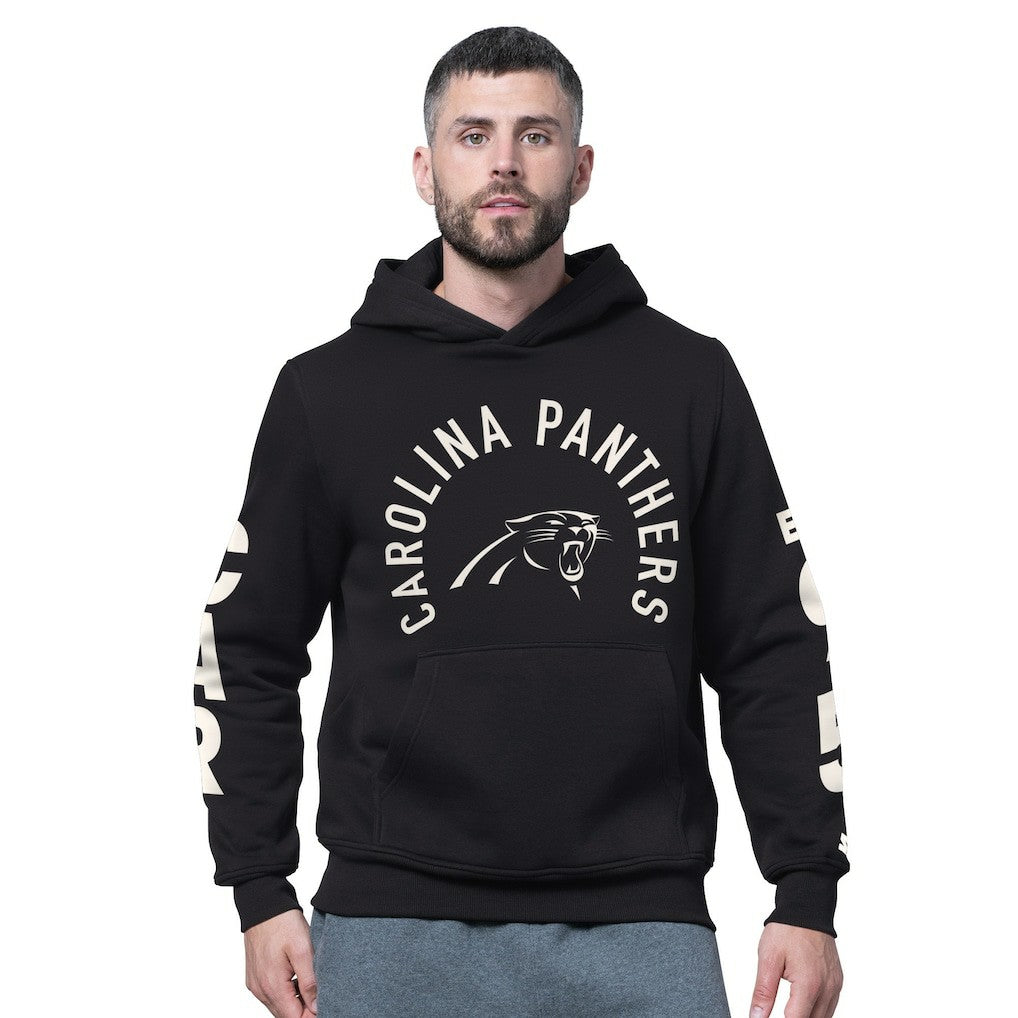 Carolina Panthers Starter Handoff Fleece Hoodie Sweatshirt Black