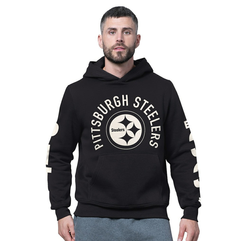 Pittsburgh Steelers Starter Handoff Fleece Hoodie Sweatshirt Black
