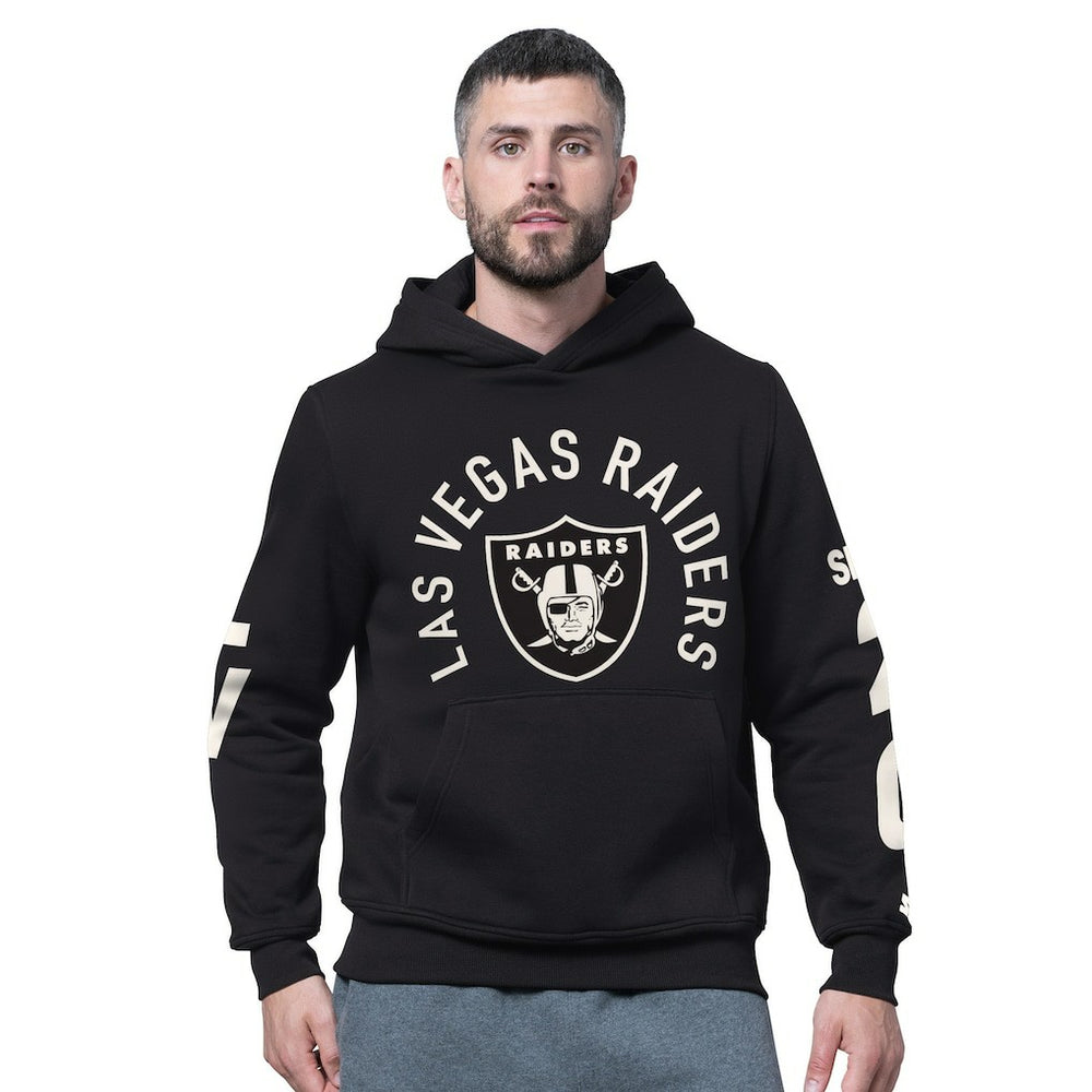 Las Vegas Raiders Starter Handoff Fleece Hoodie Sweatshirt Black