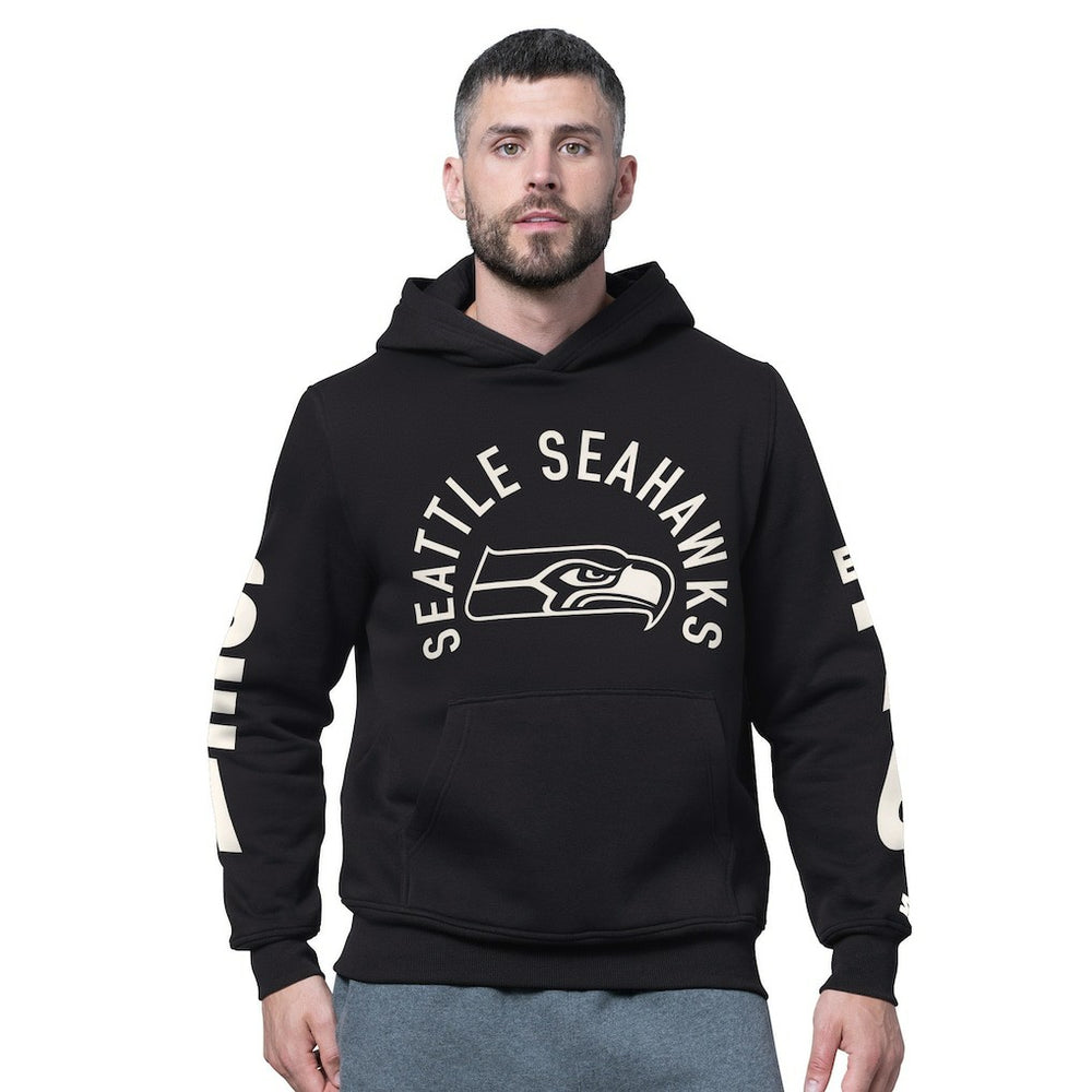 Seattle Seahawks Starter Handoff Fleece Hoodie Sweatshirt Black