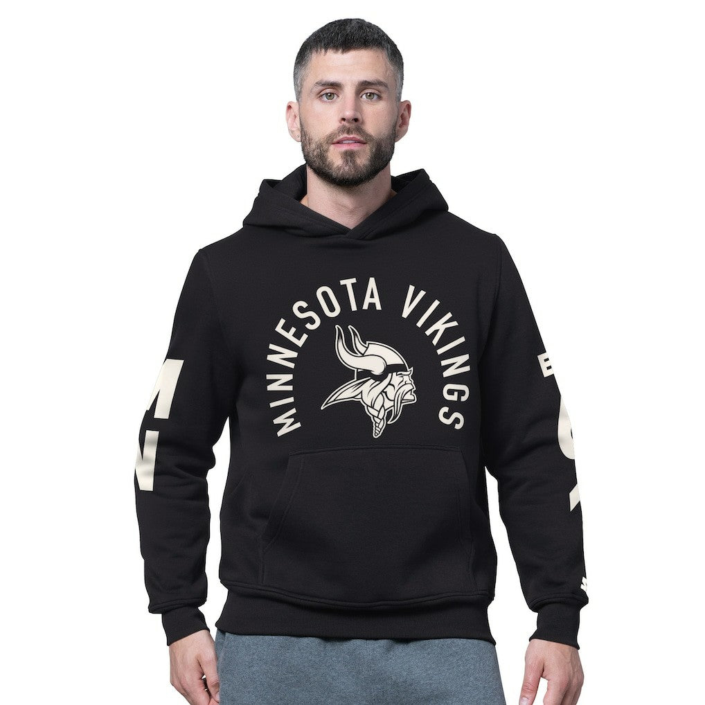 Minnesota Vikings Starter Handoff Fleece Hoodie Sweatshirt Black