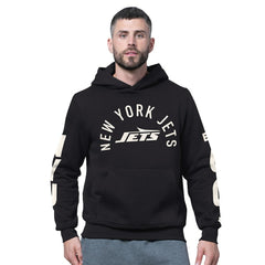 New York Jets Starter Handoff Fleece Hoodie Sweatshirt Black
