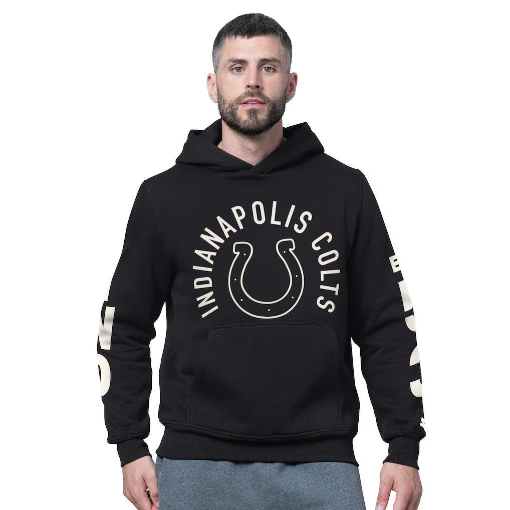 Indianapolis Colts Starter Handoff Fleece Hoodie Sweatshirt Black