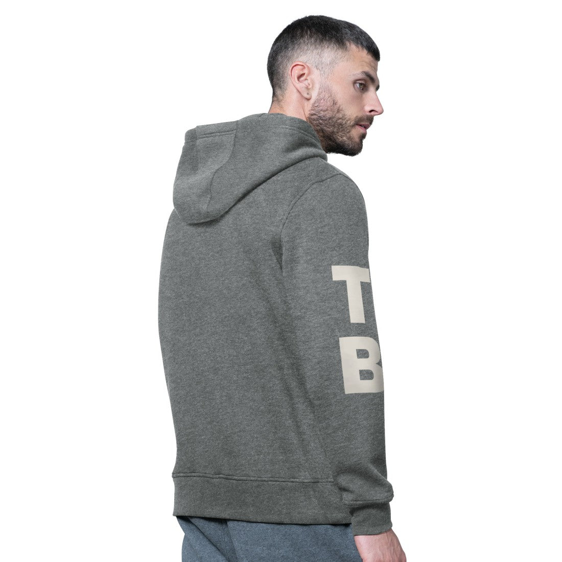 Tampa Bay Buccaneers Starter Handoff Vintage Logo Fleece Hoodie Sweatshirt Charcoal