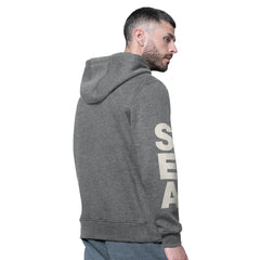 Seattle Seahawks Starter Handoff Vintage Logo Fleece Hoodie Sweatshirt Charcoal