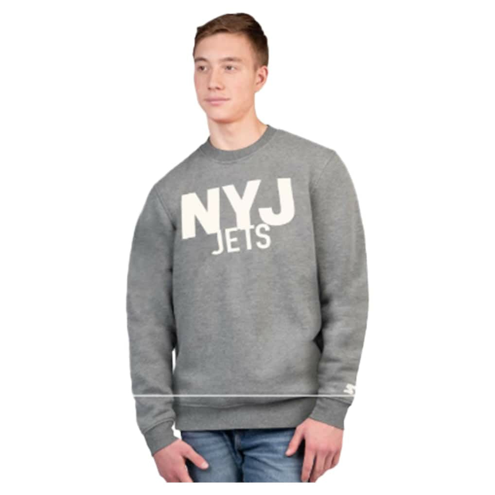 New York Jets Starter Assist Sweatshirt Charcoal