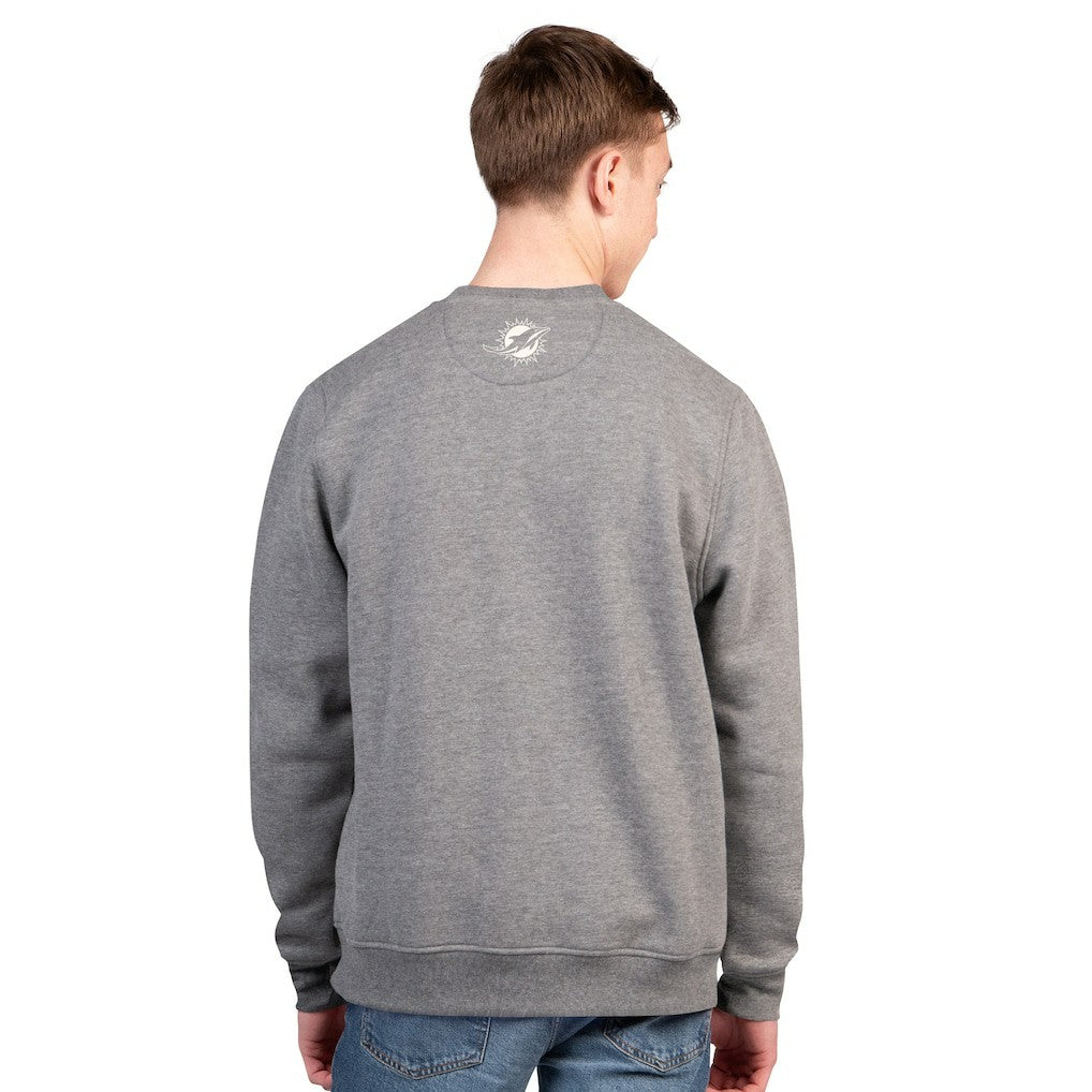 Miami Dolphins Starter Assist Sweatshirt Charcoal