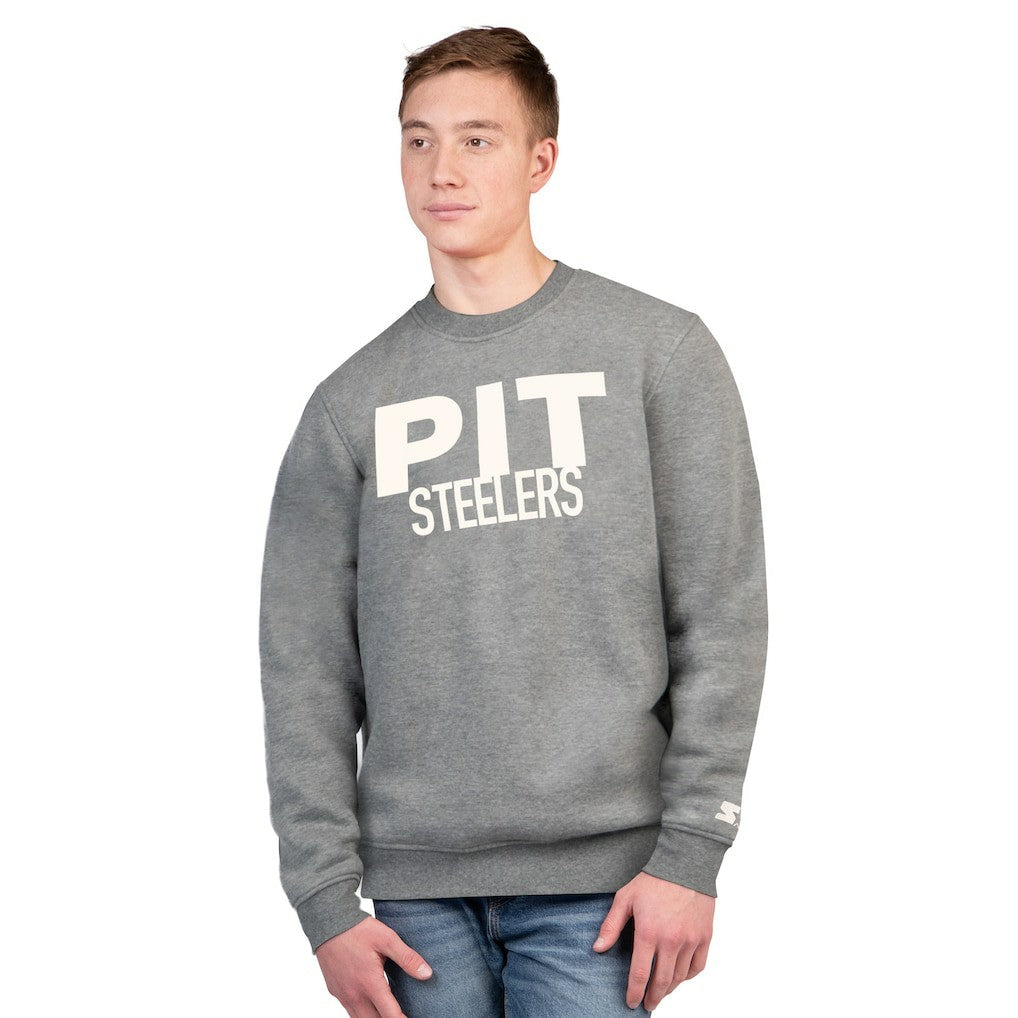 Pittsburgh Steelers Starter Assist Sweatshirt Charcoal