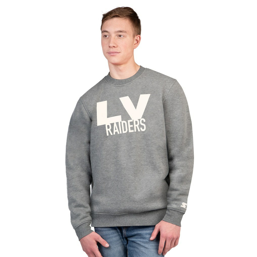 Las Vegas Raiders Starter Assist Sweatshirt Charcoal