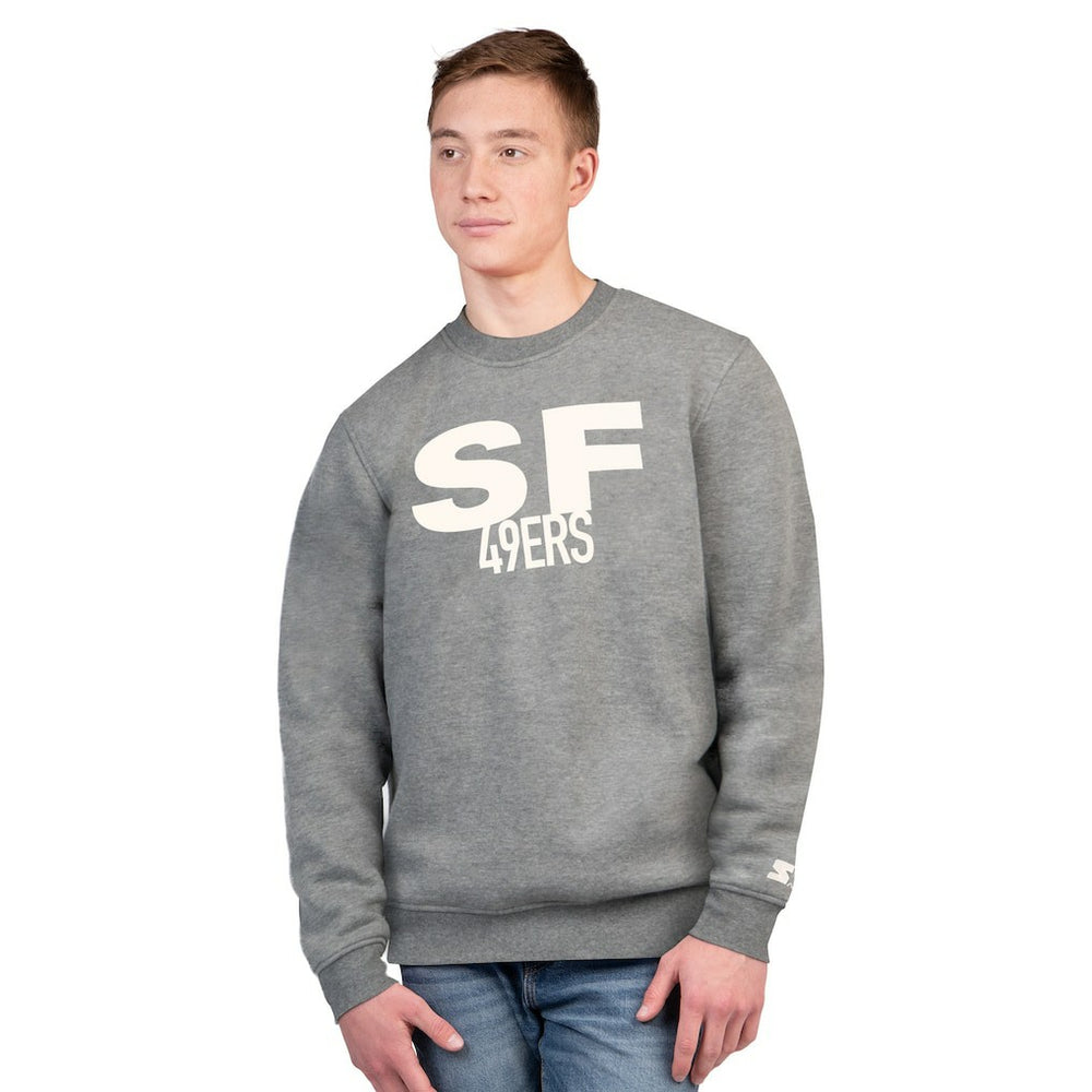 San Francisco 49ers Starter Assist Sweatshirt Charcoal