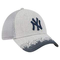 New York Yankees New Era Visor Paint Splatter 39THIRTY Flex Hat - Gray Hats