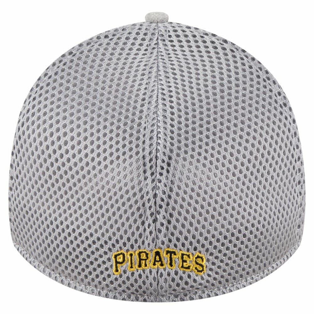 Pittsburgh Pirates New Era Visor Paint Splatter 39THIRTY Flex Hat - Gray Hats