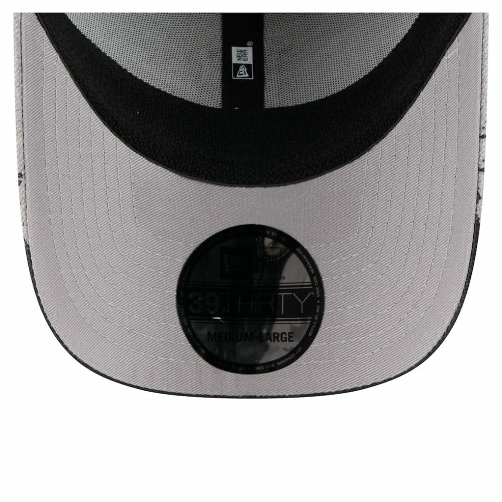 Pittsburgh Pirates New Era Visor Paint Splatter 39THIRTY Flex Hat - Gray Hats
