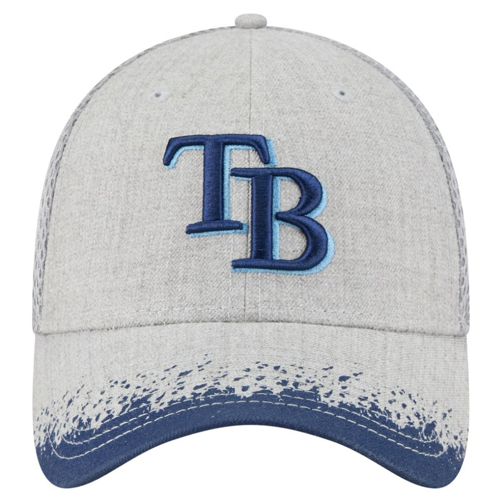 Tampa Bay Rays New Era Visor Paint Splatter 39THIRTY Flex Hat - Gray Hats