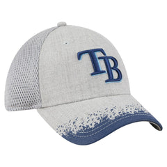 Tampa Bay Rays New Era Visor Paint Splatter 39THIRTY Flex Hat - Gray Hats