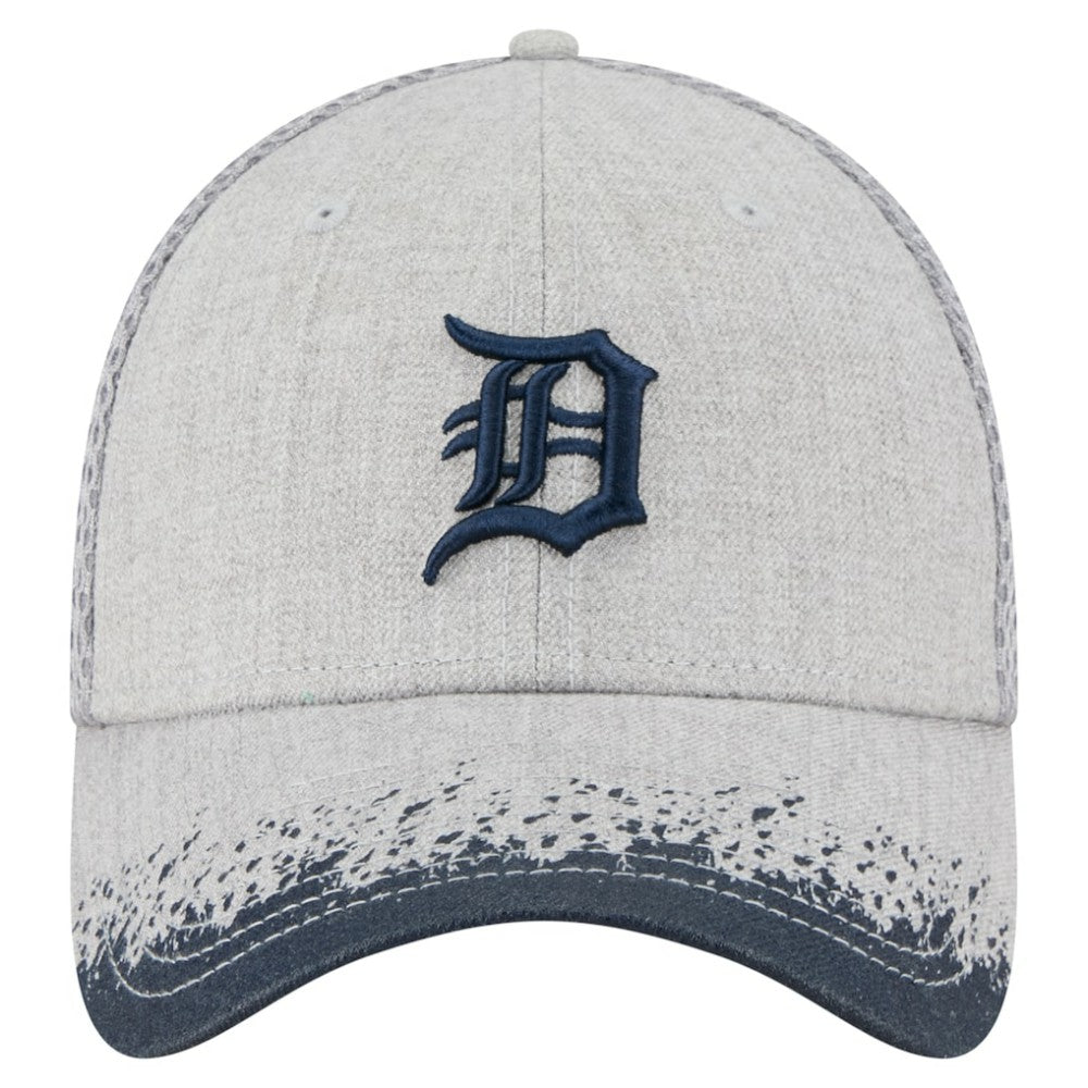Detroit Tigers New Era Visor Paint Splatter 39THIRTY Flex Hat - Gray Hats