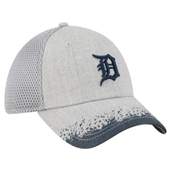 Detroit Tigers New Era Visor Paint Splatter 39THIRTY Flex Hat - Gray Hats