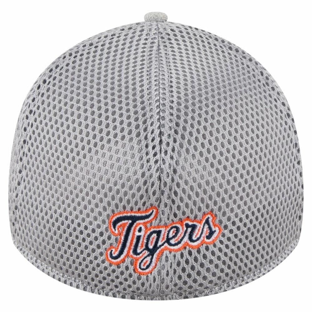 Detroit Tigers New Era Visor Paint Splatter 39THIRTY Flex Hat - Gray Hats