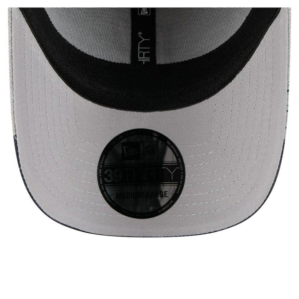 Detroit Tigers New Era Visor Paint Splatter 39THIRTY Flex Hat - Gray Hats
