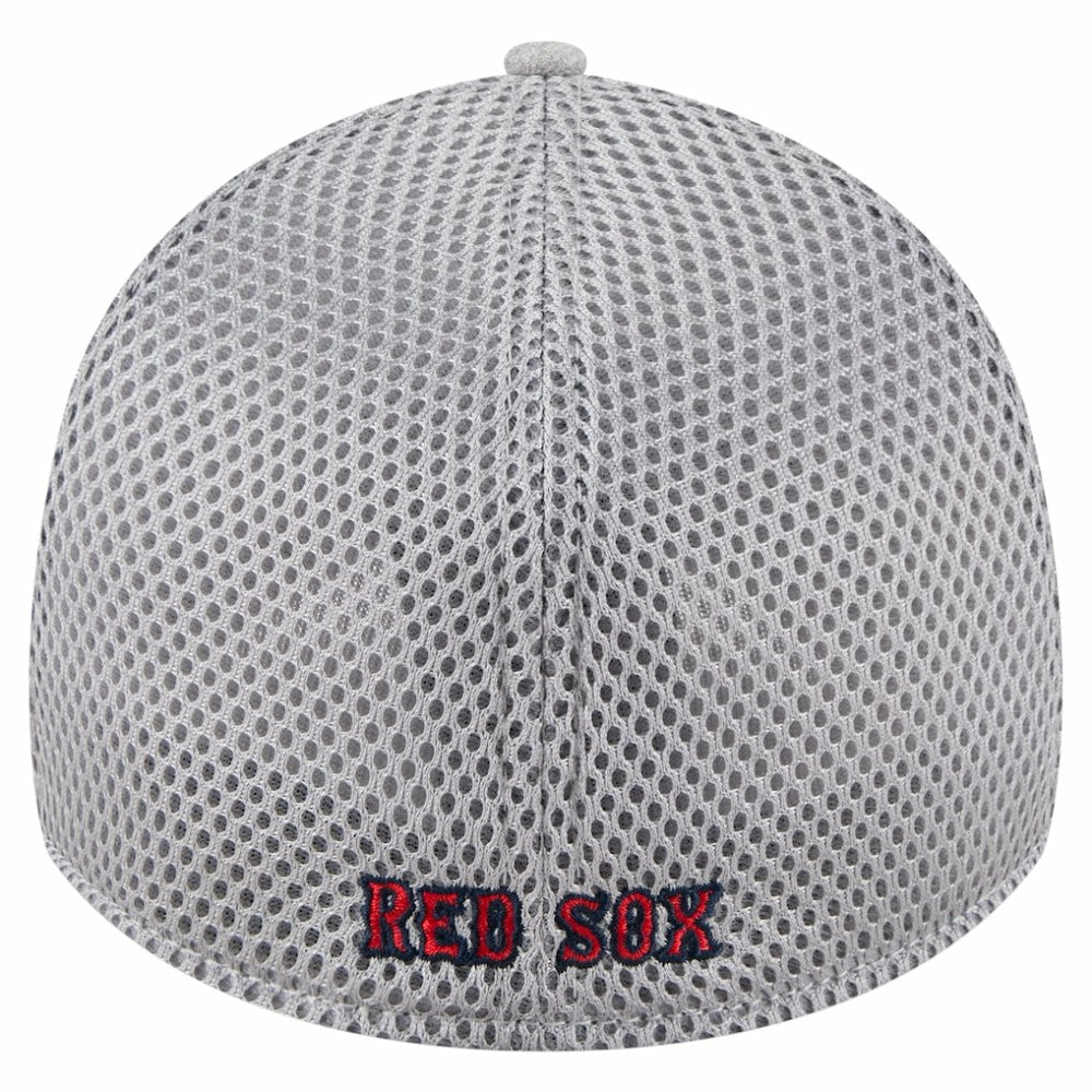 Boston Red Sox New Era Visor Paint Splatter 39THIRTY Flex Hat - Gray Hats