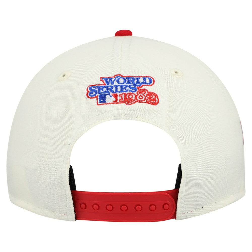St. Louis Cardinals New Era World Series 9FORTY M-Crown Adjustable Hat - Cream/Red Hats