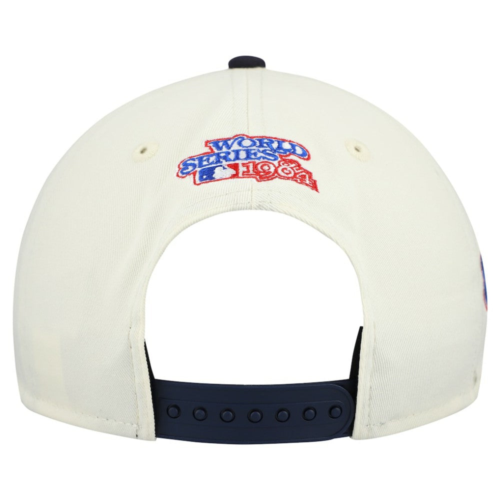 Detroit Tigers New Era World Series 9FORTY M-Crown Adjustable Hat - Cream/Navy Hats